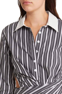 Moon River - Lauren Striped Mini Dress