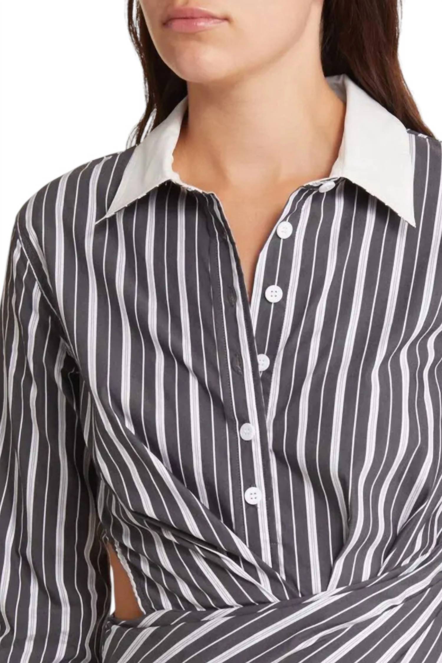 Moon River - Lauren Striped Mini Dress