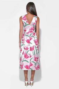 adelyn rae Amira sweet Dress in tulip floral - women's dress - alternate view
