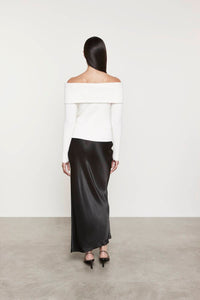 Enza Costa - SATIN BIAS CUT SKIRT