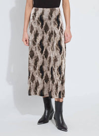 Lysse - Dominique St Velvet Pleated Skirt