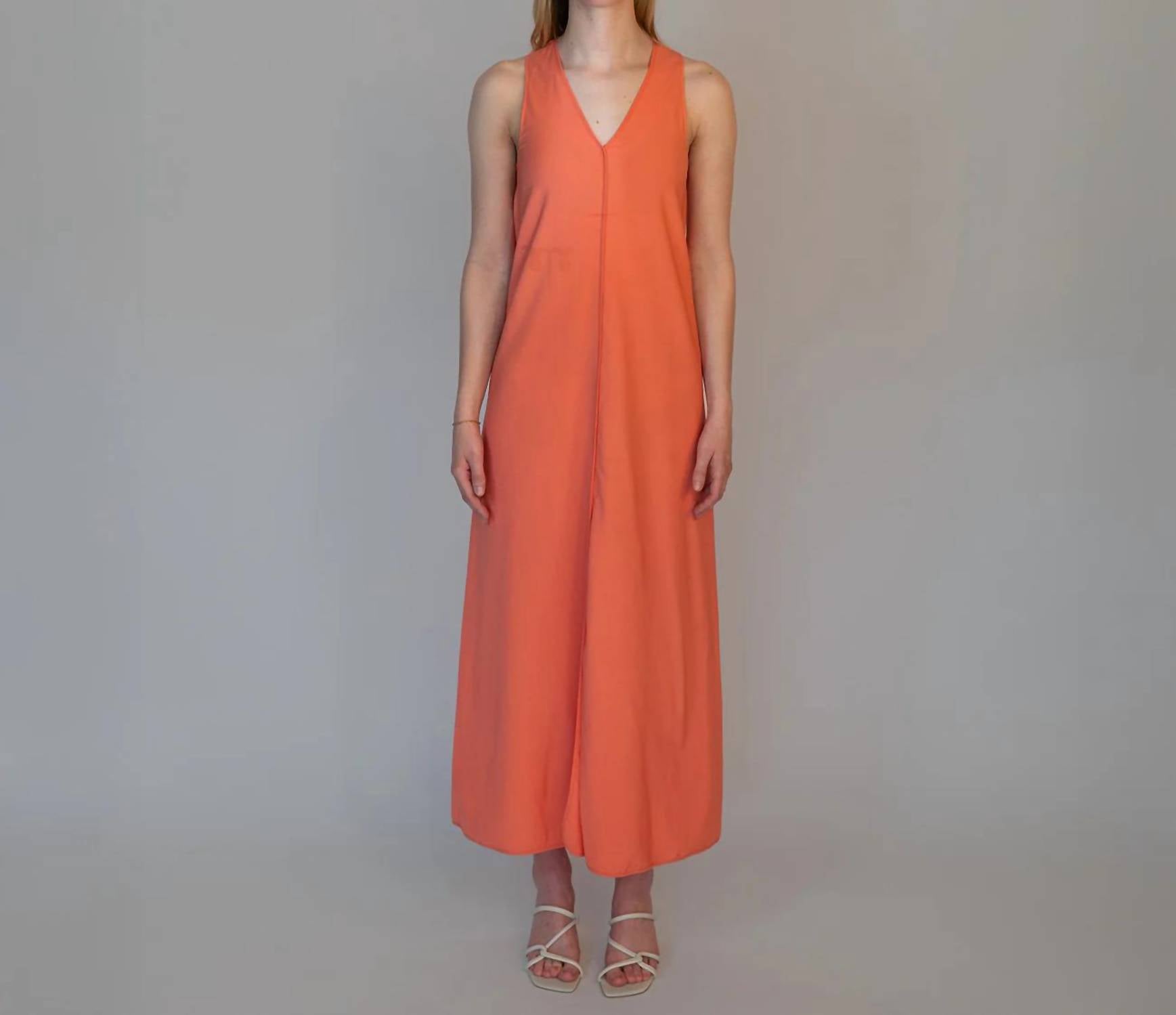Alysi - V-Neck Maxi Dress