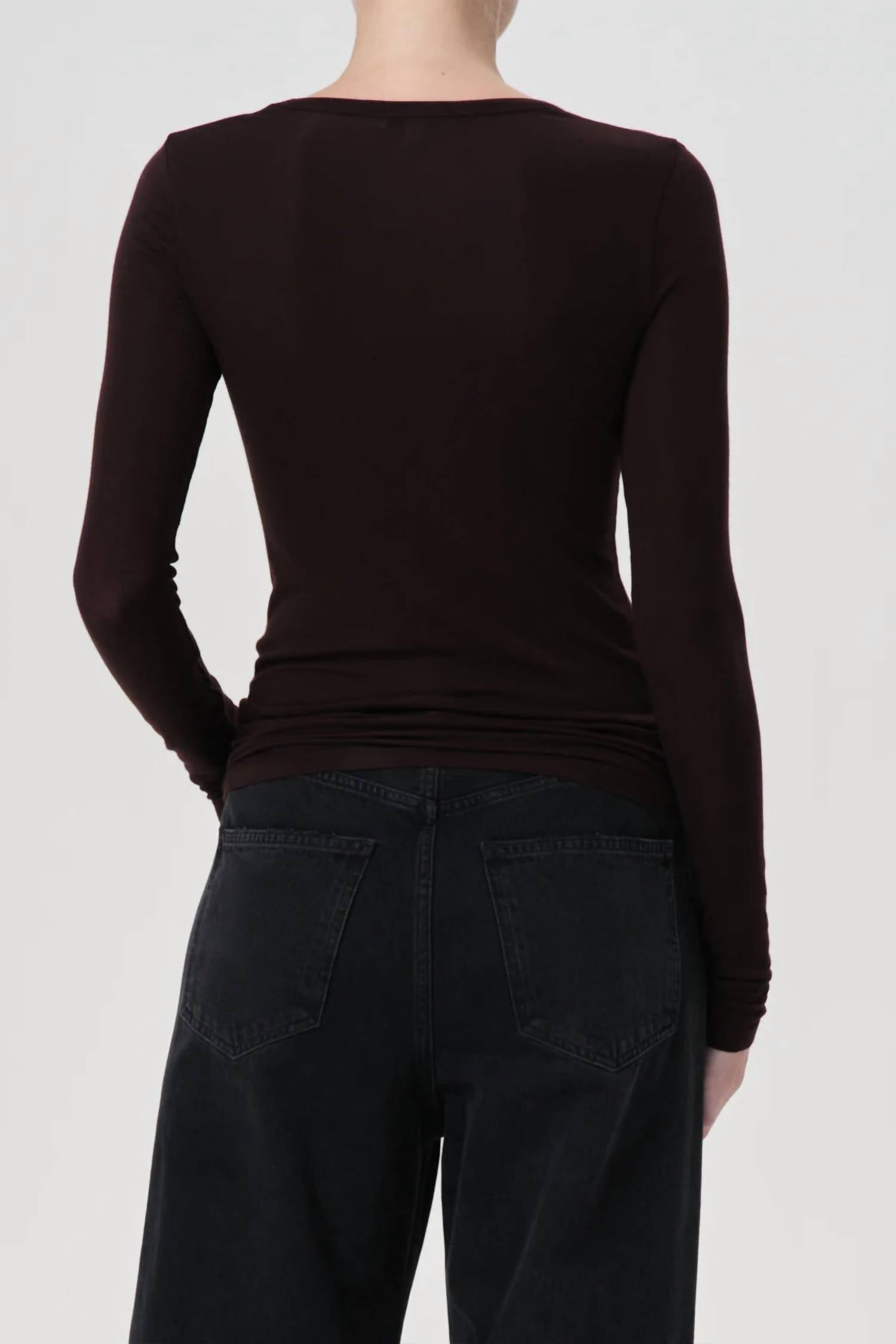 Agolde - Corey Scoop Neck Tee