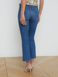 L'Agence - Mira Cropped Micro Boot Cut Pants