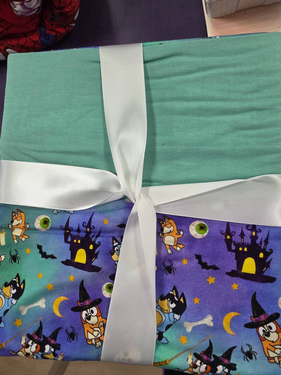 Charlies Project - Kids Blu-e Howl-o-ween Bamboo Blanket