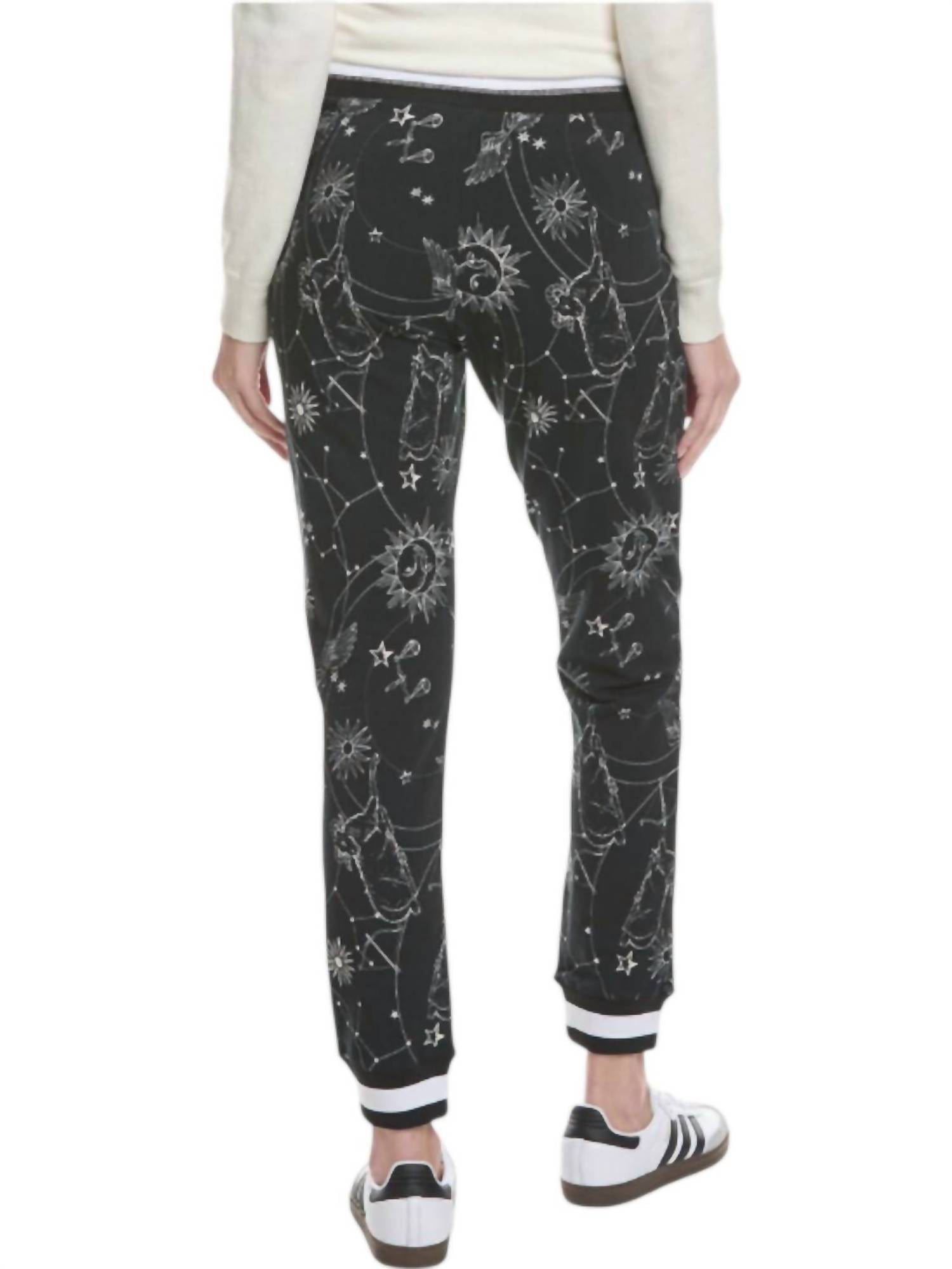 Johnny Was Bijou French Terry Jogger Pants in multi - women's pants - detail view