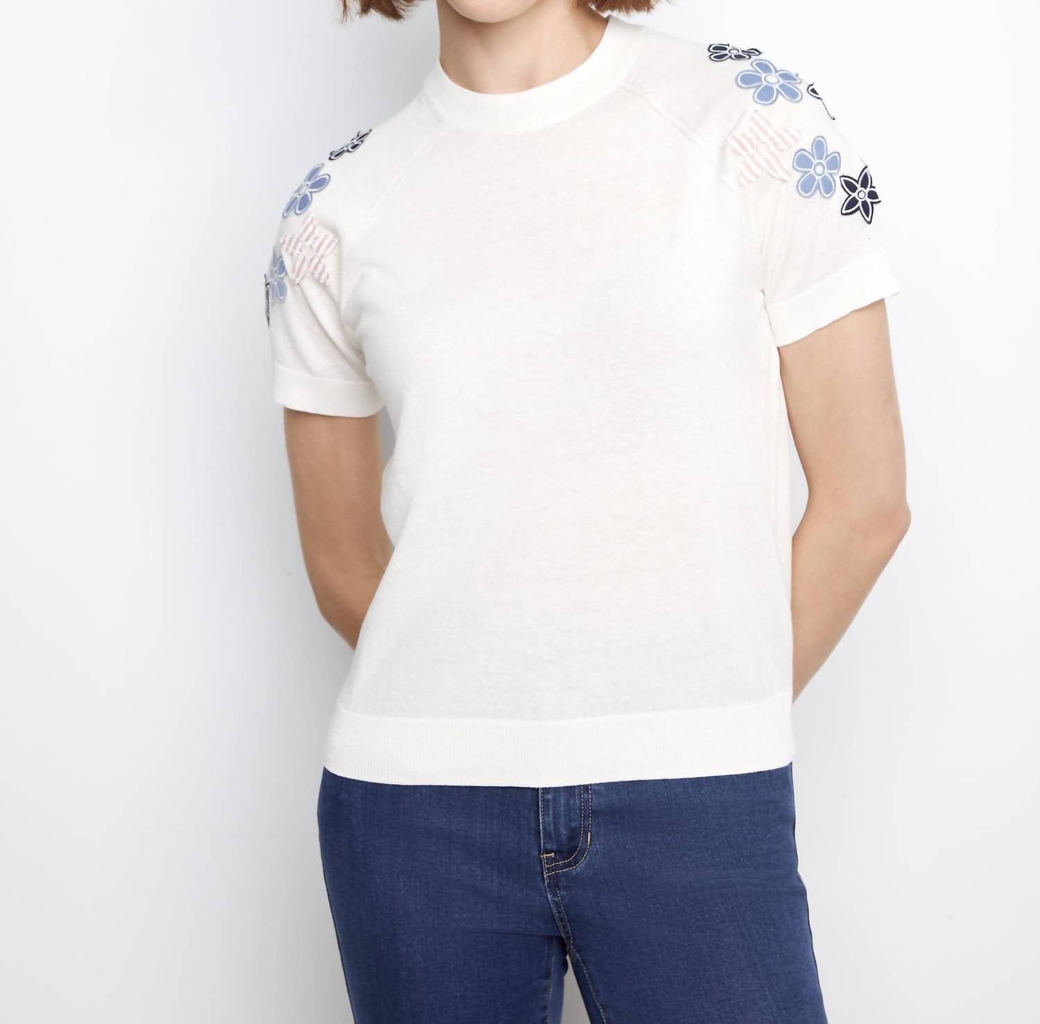Charlie B - SHORT SLEEVE CREW NECK SWEATER