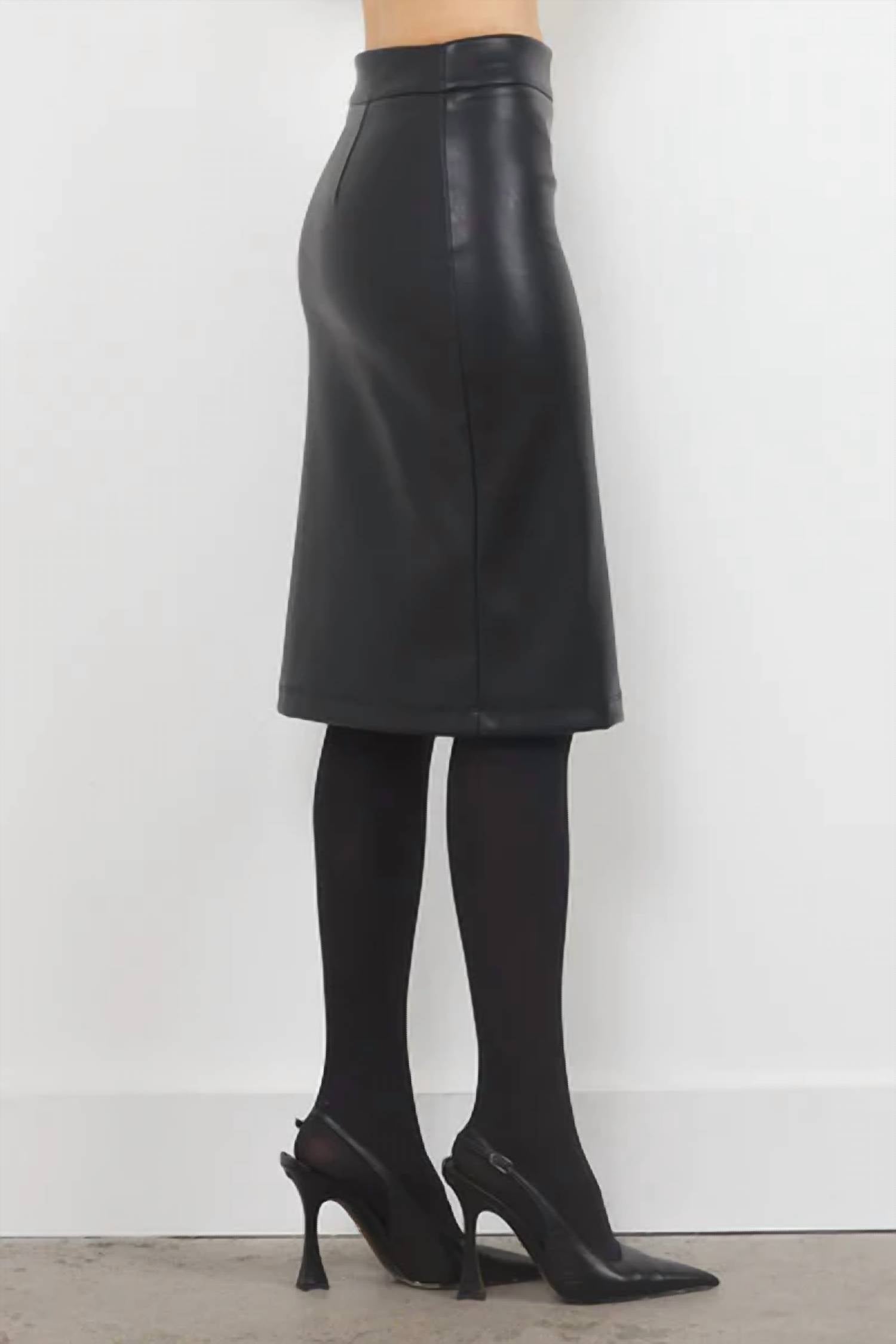 Lamade - Bethany Vegan Leather Skirt