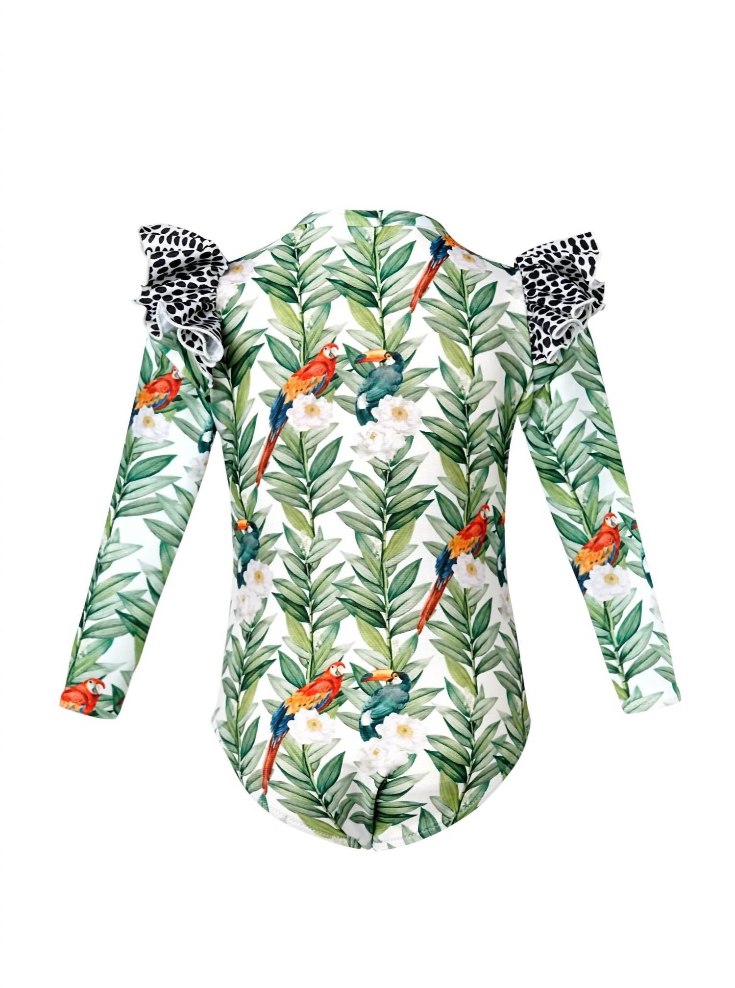 Lia Sahara - Girl's Zipper Long Sleeve One Piece