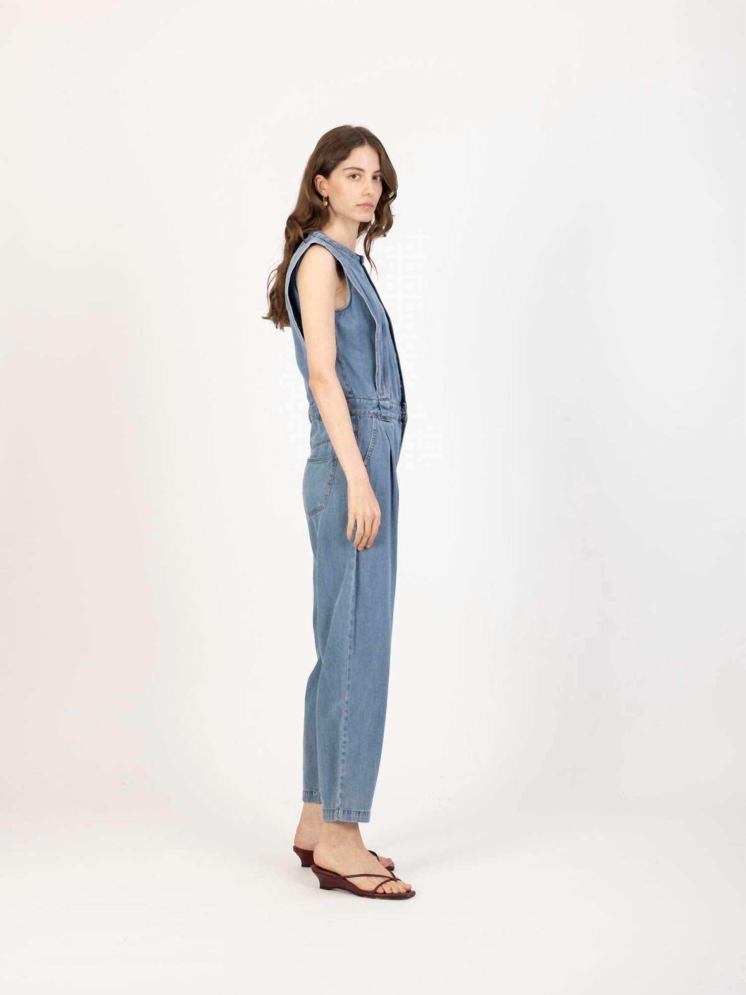 Suncoo - Tia Denim Jumpsuit