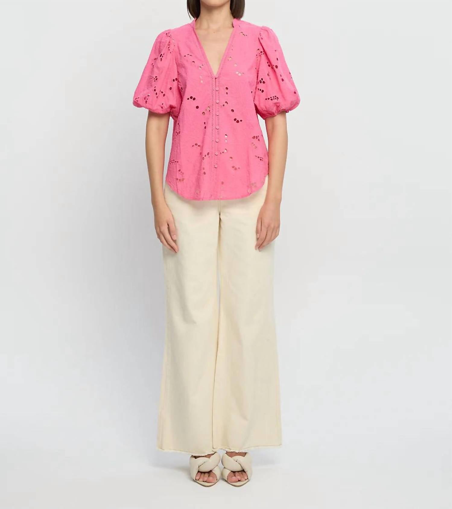 Kivari - Corfu Puff Sleeve Blouse