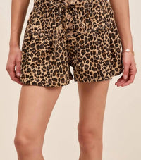 So Me - Twill Pintucked Button Shorts