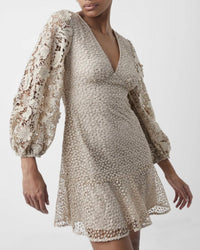 French Connection - Caballo Sequin V-neck Dress