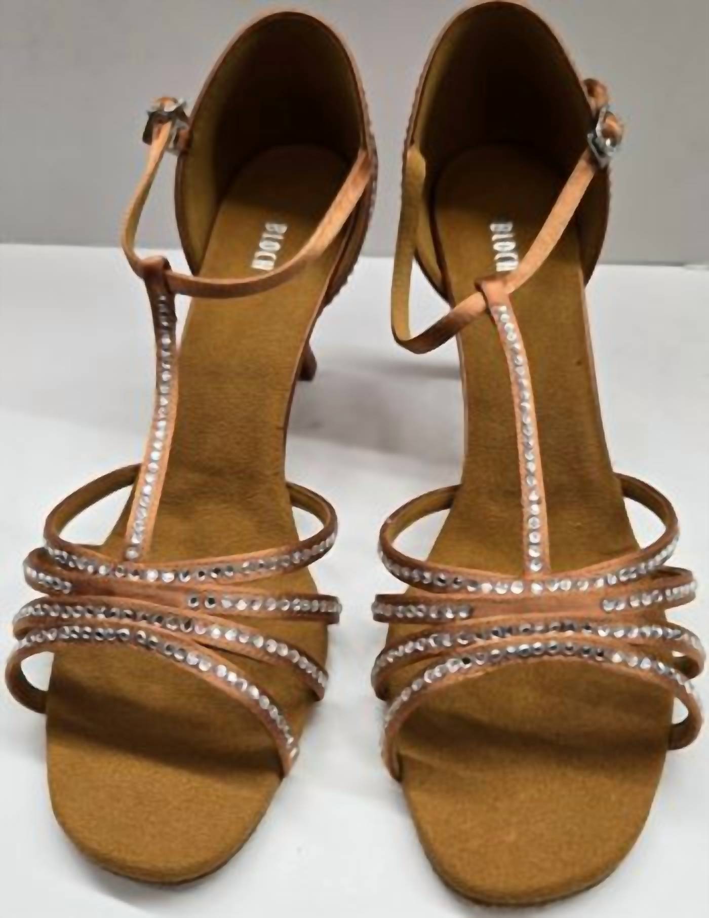 Bloch - Women's Guilia 2.5" Flare Heel Latin Sandal With Rhinestones