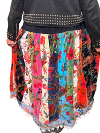 A Rare Bird - Velvet Convertible Skirt-Dress