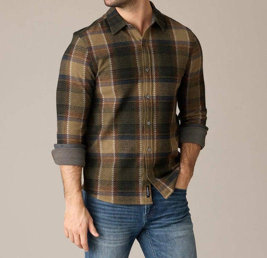 Flags & Anthem - Crowley Long Sleeve Hero Knit Flannel Shirt