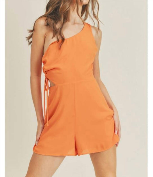 Clara One-Shoulder Romper