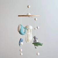 Ganapati Crafts - Kid's Felt Baby Mobile - Jellyfish