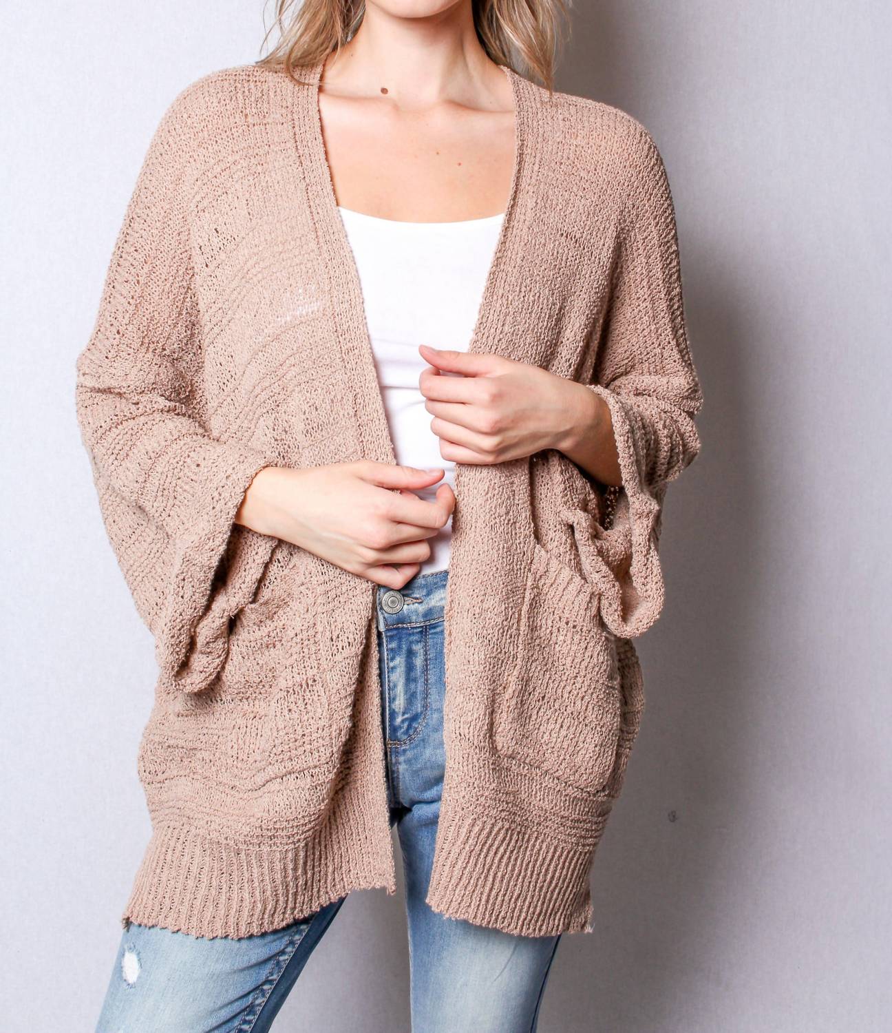 Good Stuff Apparel - Open Front Cardigan