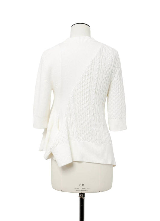 Sacai - Women's Asymmetrical Knit Pullover