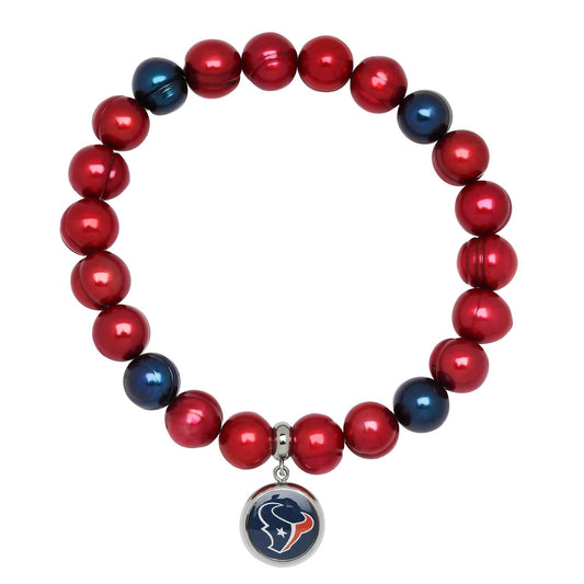 Honora - Houston Texans Stretch Pearl Bracelet