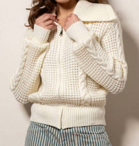 Urban Daizy - Women's Mariner Knit Zip-up