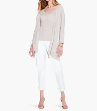 Nic + Zoe Lilith Lurex Cover Up Cardigan in sandshell 1 - women's cardigan - view 4