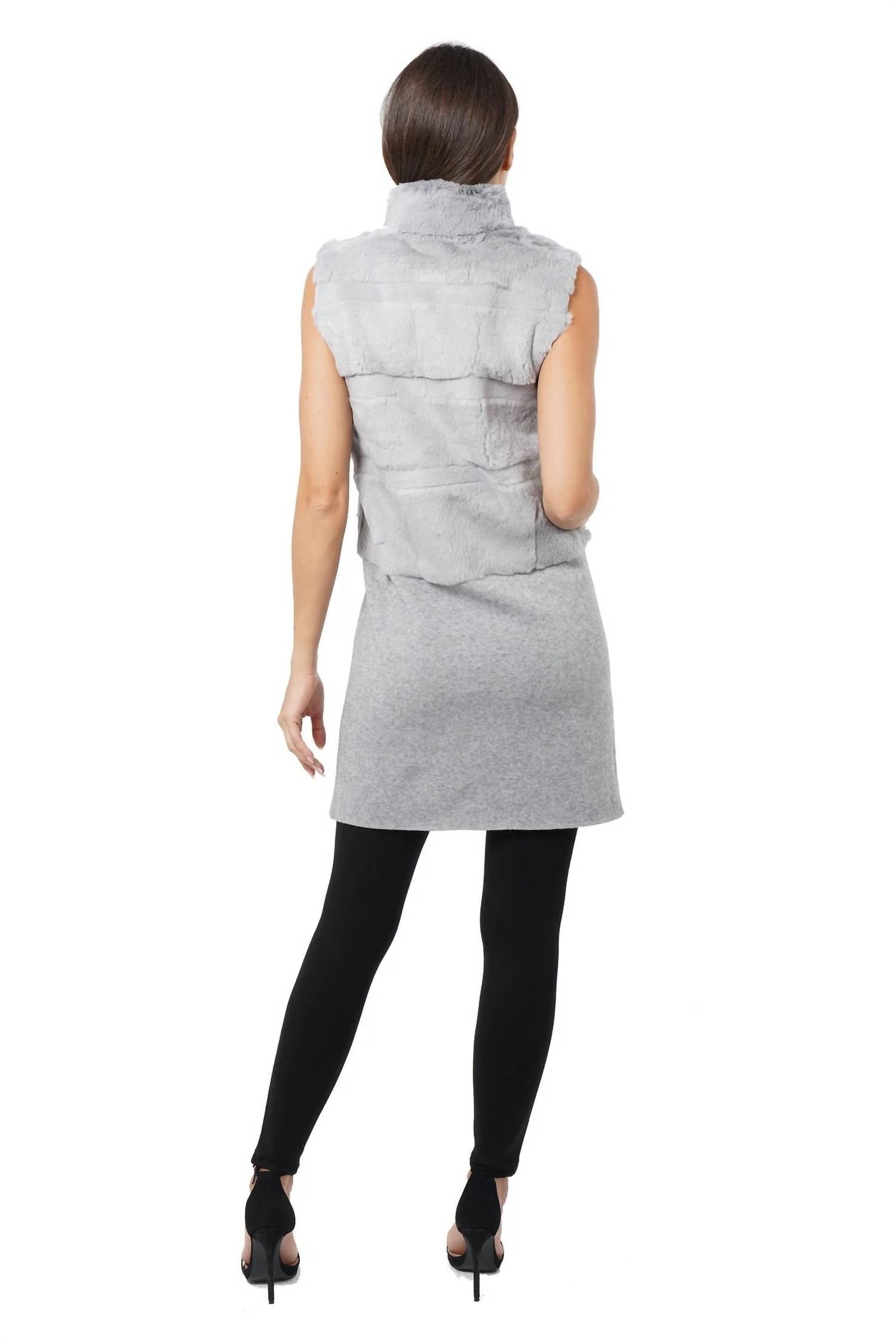 Earl Genuine Rabbit Vest
