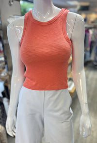 Bobi - Women's Crop Rib Tank