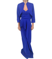 Chiara Boni - Miya Long Zip Jersey Gown