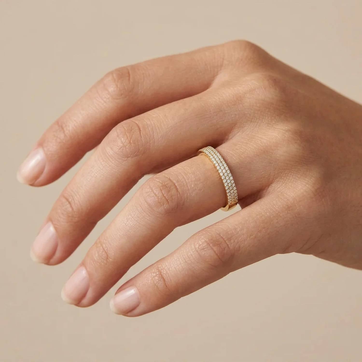 Ella Stein - Women's Triple Row Stackable Ring