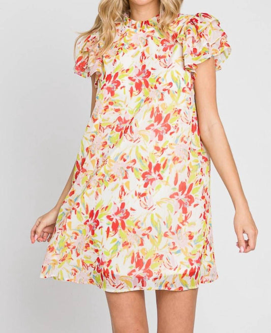 Geegee - Tropical Short Sleeve Dress