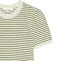Frame - Women's Striped Gather Sweater