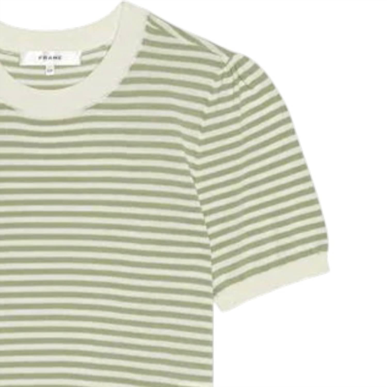 Frame - Women's Striped Gather Sweater