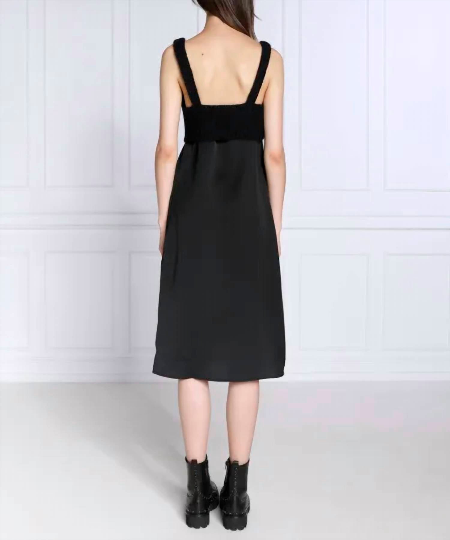 Pinko - Midi Dress With Knit Top