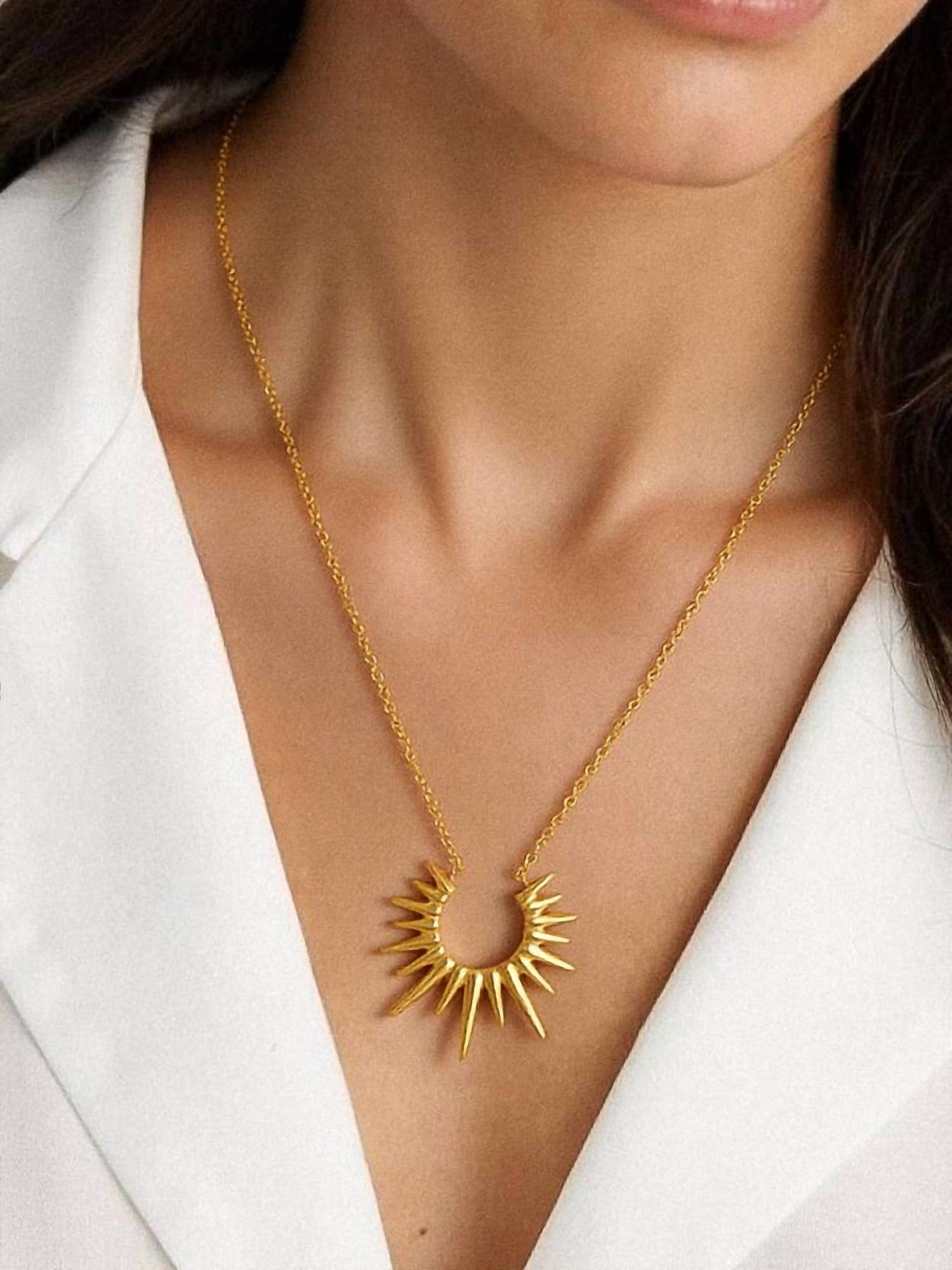 Flanerie By Maiq - Women's Sun Necklace