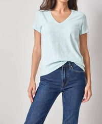 Lilla P - Women's Back Seam V Neck Top