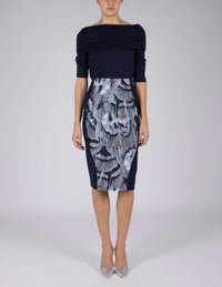 Hilton Hollis - Plume Jacquard Skirt