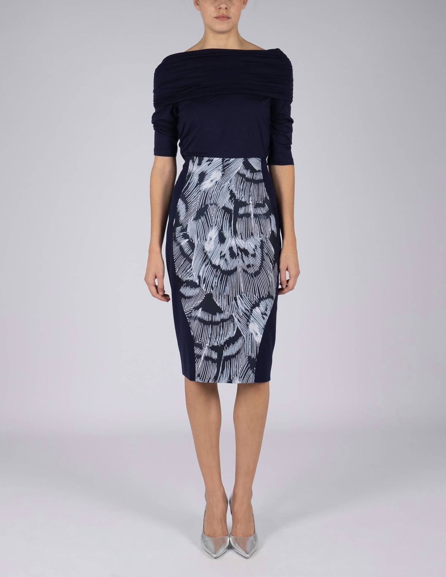 Hilton Hollis - Plume Jacquard Skirt