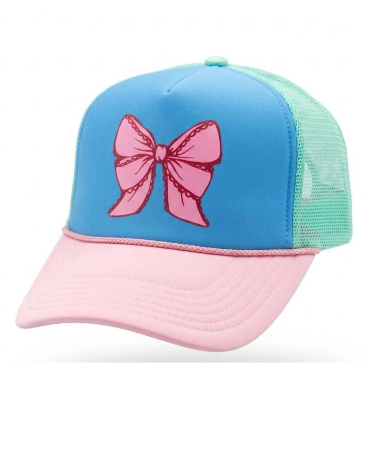 Southern Bliss - Unisex - Lace Bow Trucker Hat