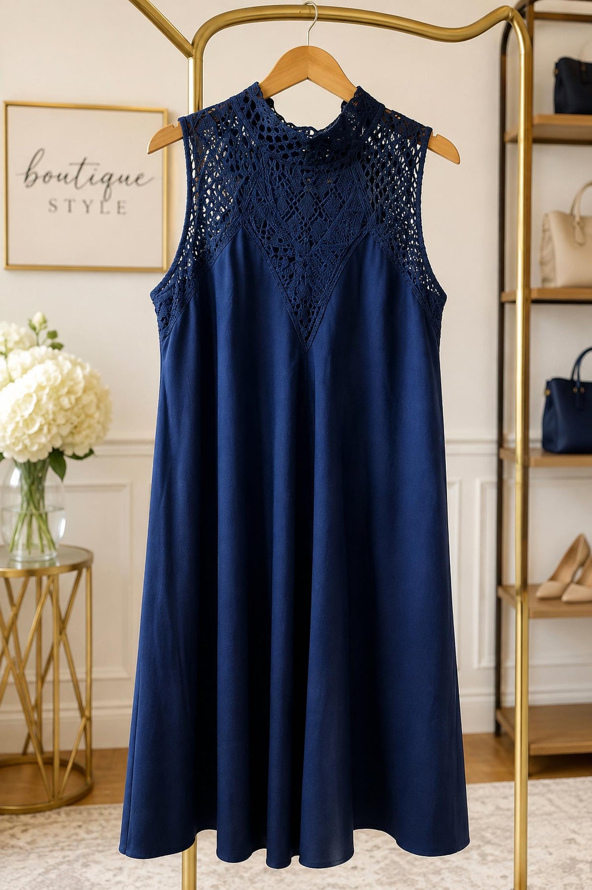 Step In Style - Women's Lace & Legacy Maxi Dress