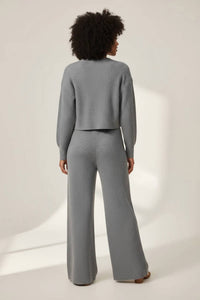 Vintage Havana - Sweater Cardigan Pant Set