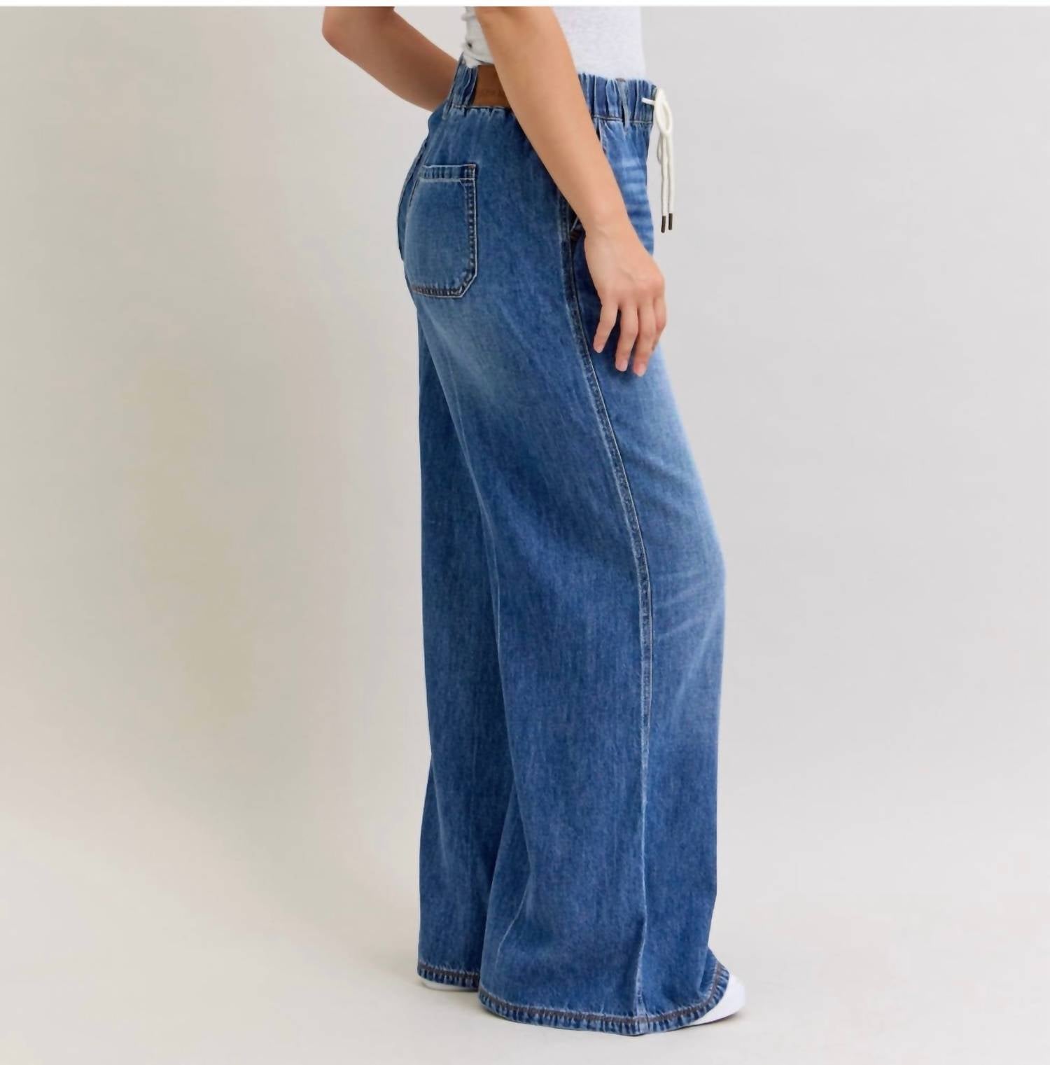 Judy Blue - Featherlight Flow High Waist Palazzo Jeans