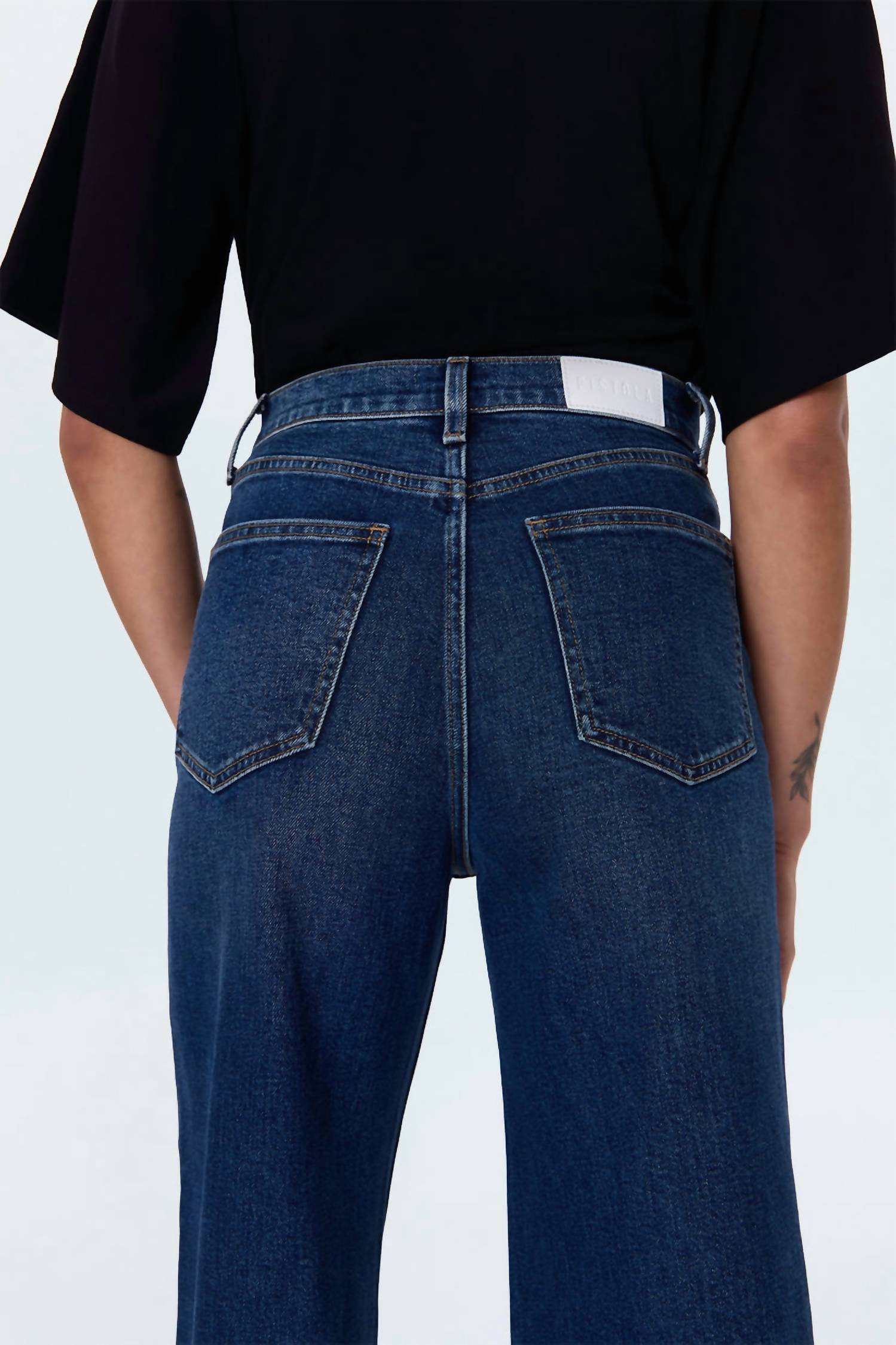 Pistola - Lana Crop High Rise Ultra Wide Jeans