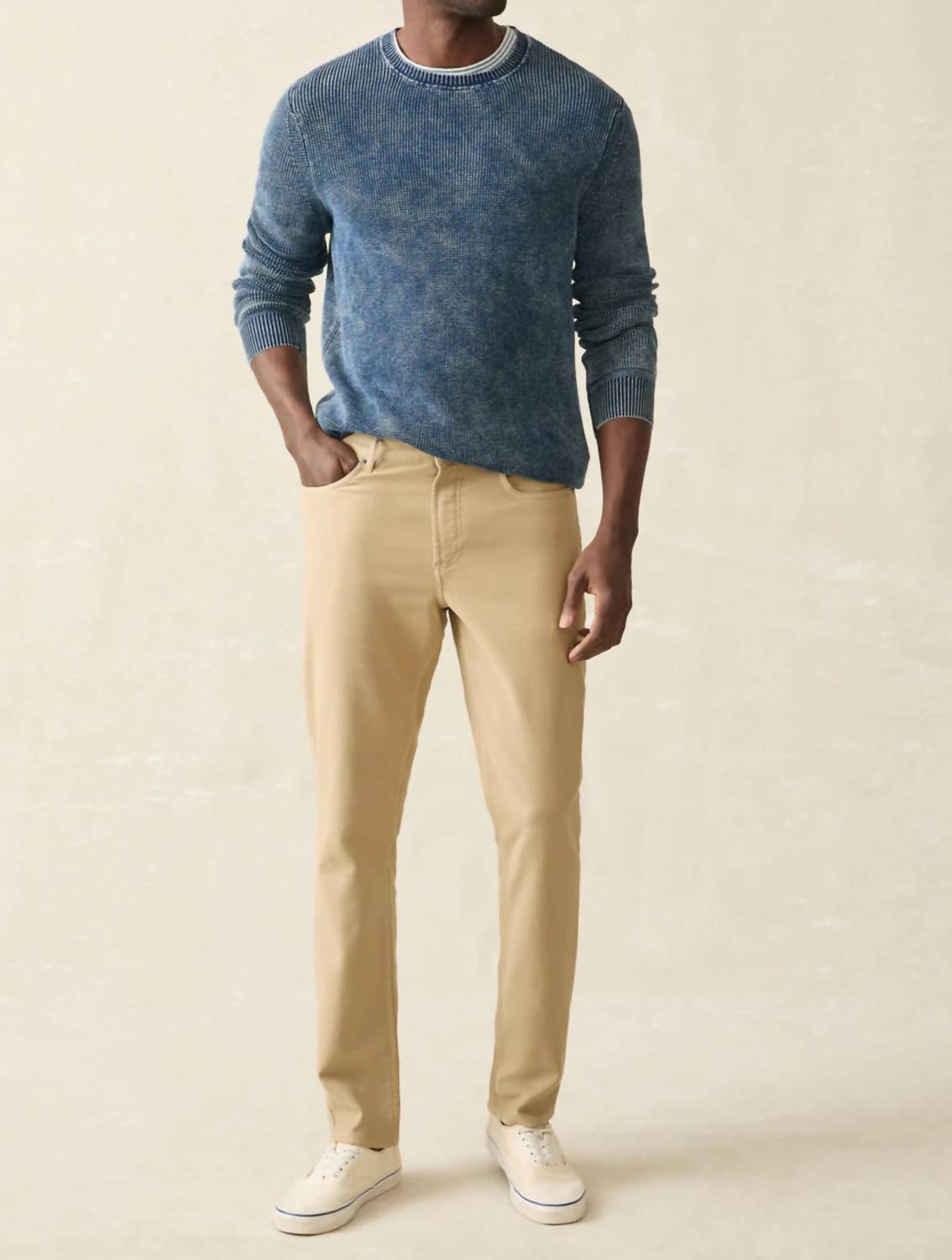 Faherty - Stretch Terry 5 Pocket Pants