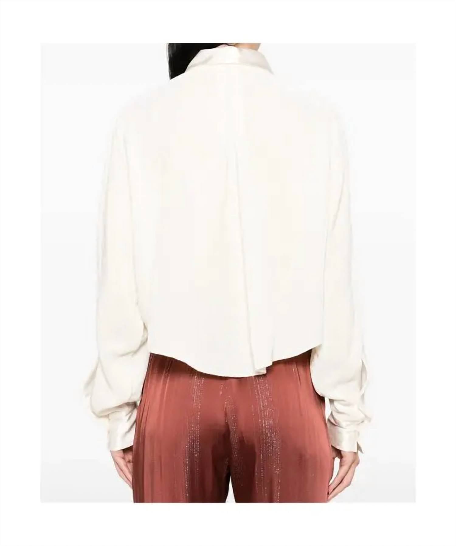 Forte Forte - Women's Velvet Boxy Shirt