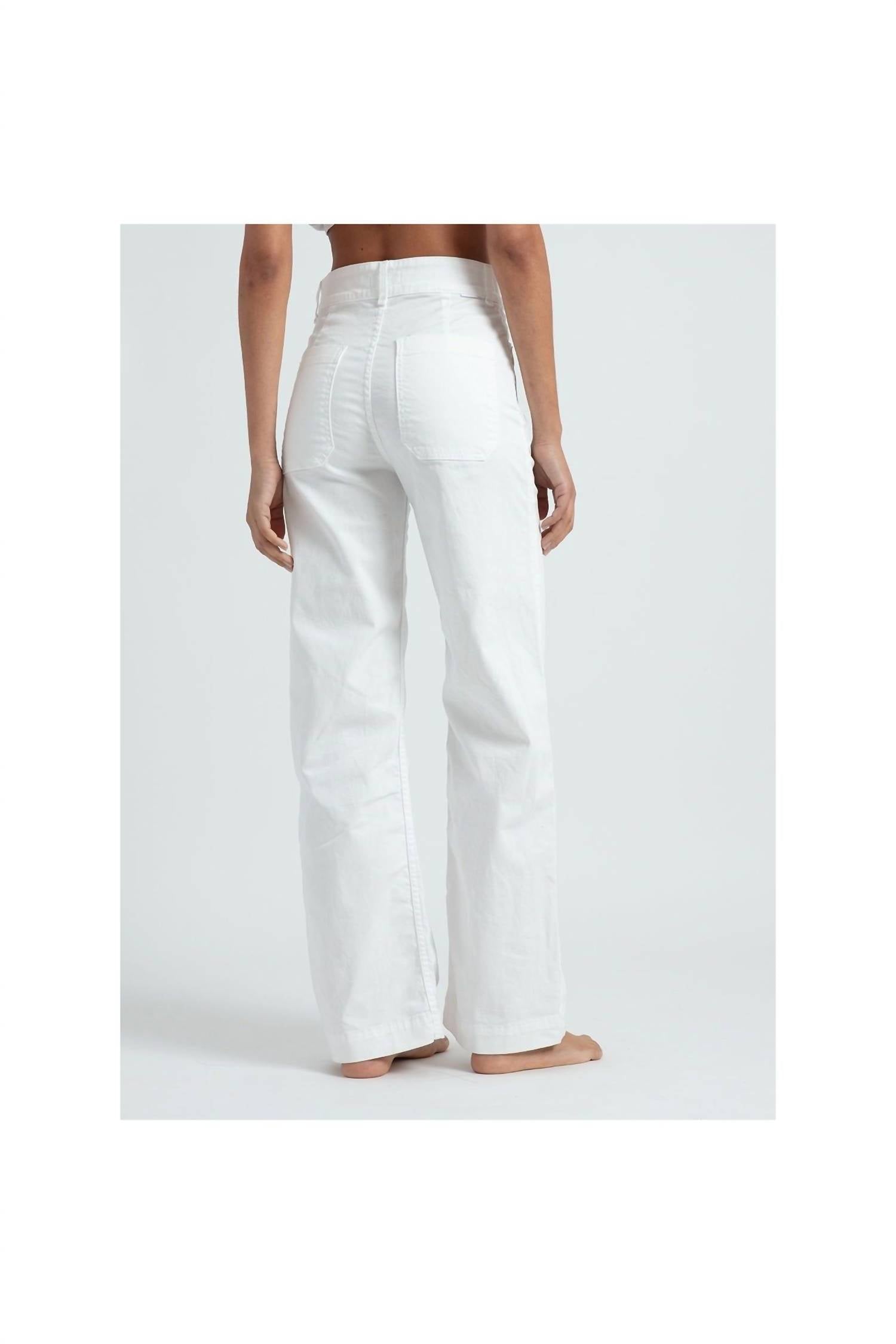 Askk Ny - Twill Wide Leg Sailor Jeans