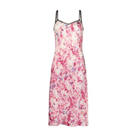 Marina Moscone - Floral Print Midi Slip Dress