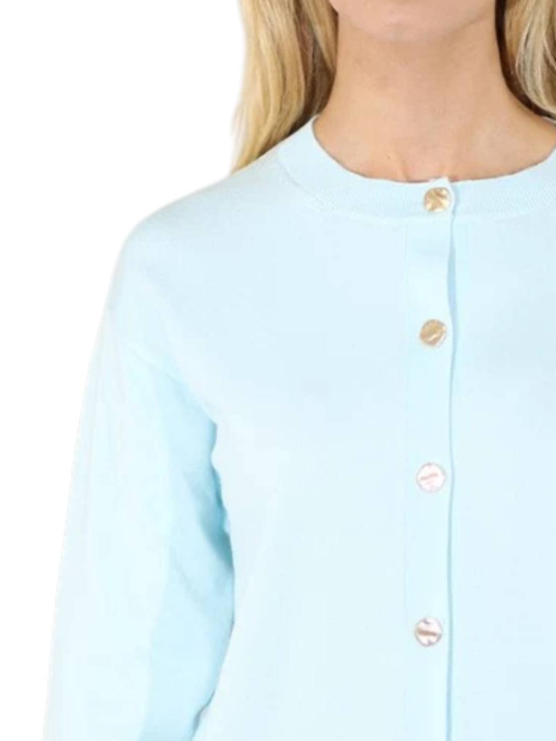 Metric Knits - Crewneck Long Sleeve Cardigan