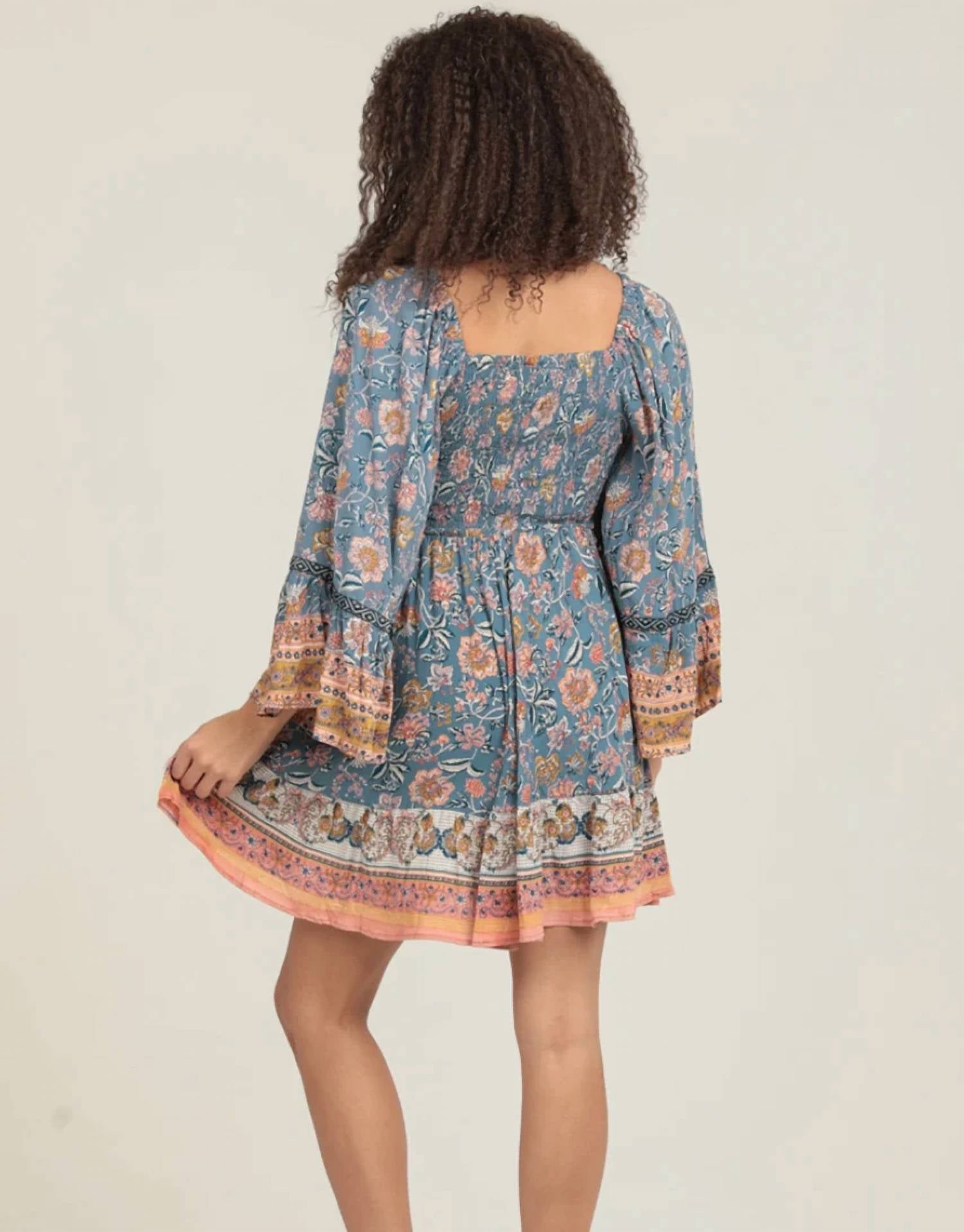 Angie - Tatum Bell Sleeve Mini Dress